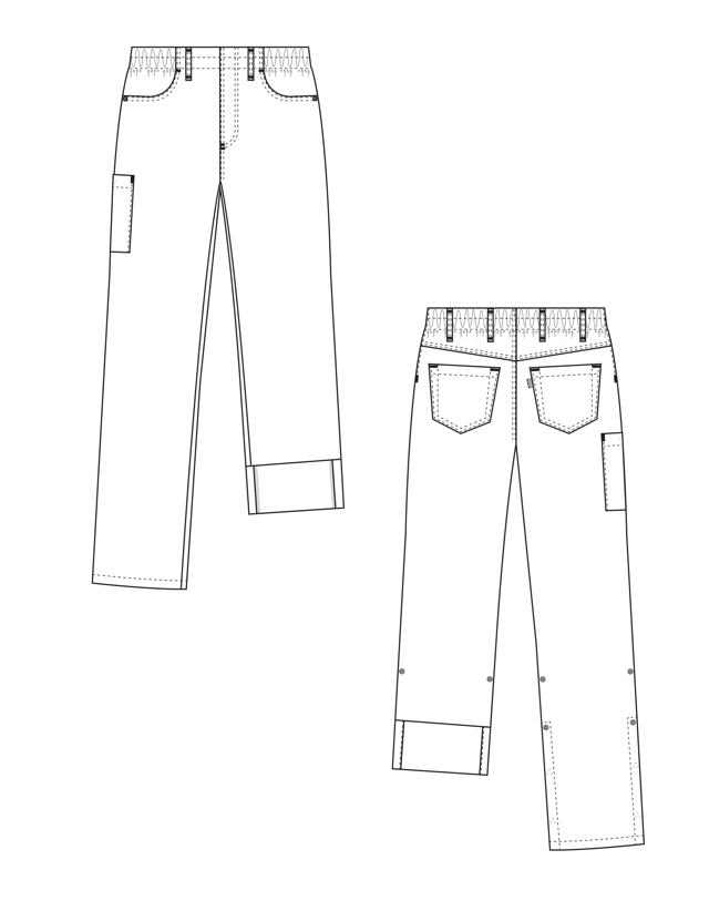Pull-on jeans, 190 g/m² | SUPER COOL 